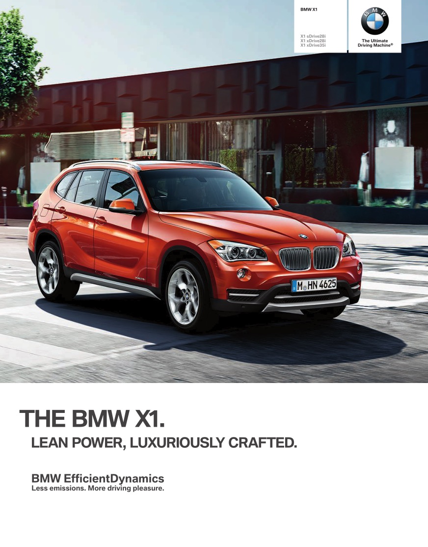 2013 BMW X1 Brochure